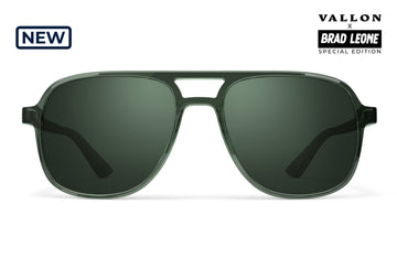 Howlin' green Brad Leone special edition performance sunglasses by VALLON.