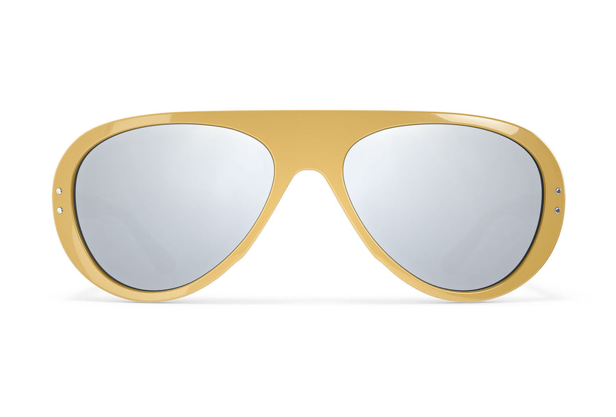 Ski Aviators Yellow sunglasses by VALLON