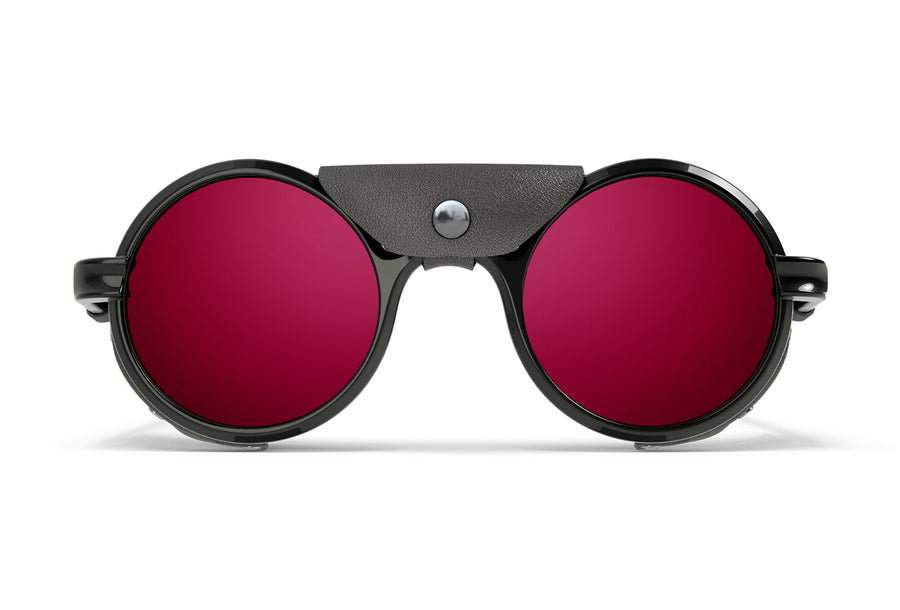 Heron Glacier Glasses from VALLON - Dark Grey Red